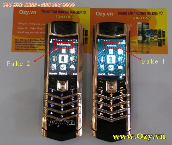 nhận biết vertu fake loại 1 và fake loại 2