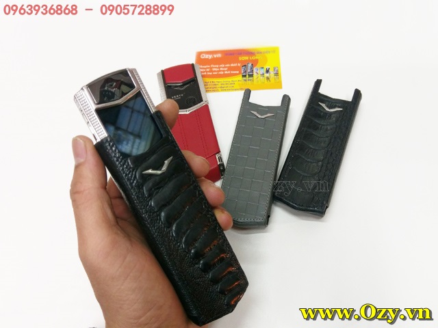 mẫu bao da vertu signature s