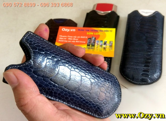 Bao Vertu cầm tay da đà điểu cao cấp