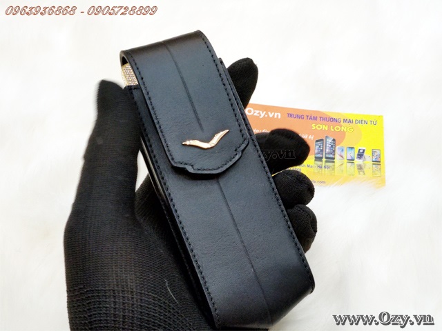 Bao Vertu logo vàng khối