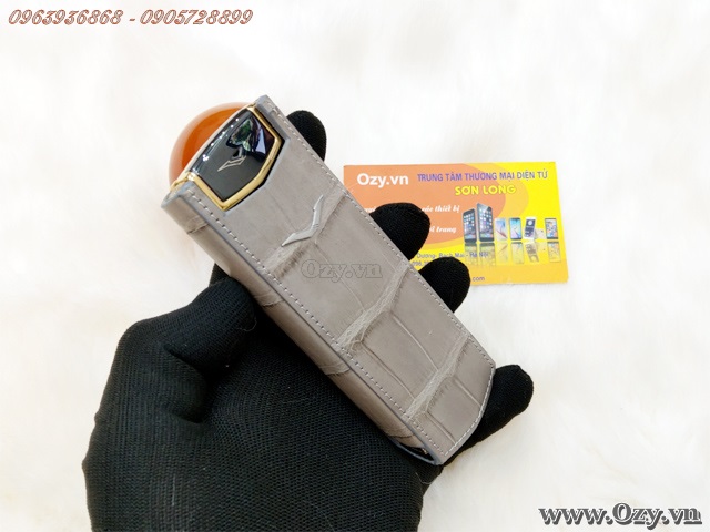 Bao da Vertu cá sấu nhập