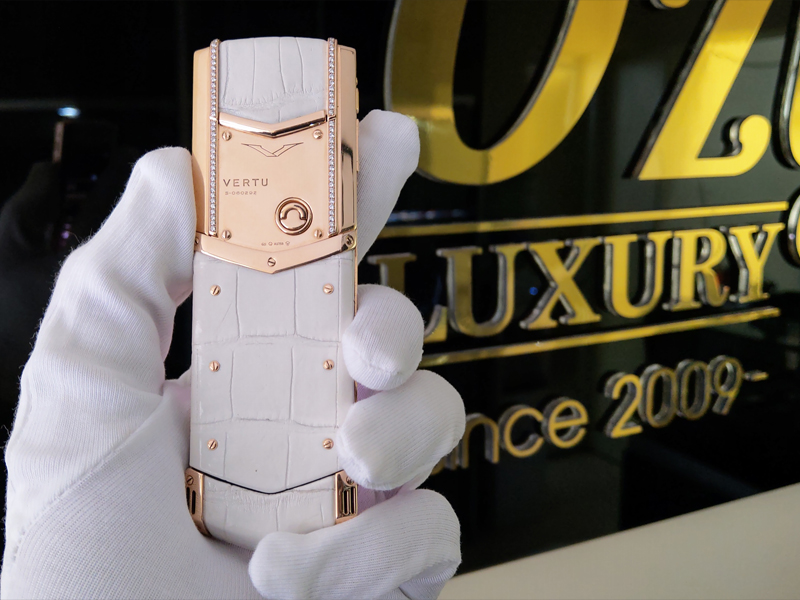 Vertu S Rose White gold zin chính hãng