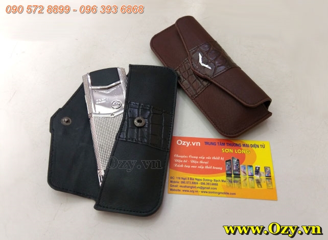 Mẫu bao da Vertu ngang cầm tay đẹp nhất hà nội