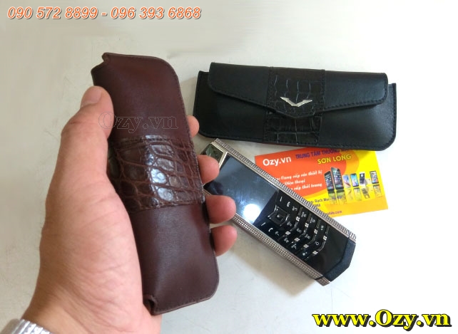 Mẫu bao da Vertu ngang cầm tay đẹp nhất hà nội